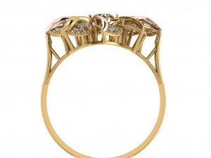 single stone ring for ladies 3D प्रिंट मॉडल