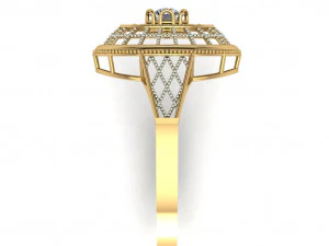 single stone ring for ladies 3D Print Model