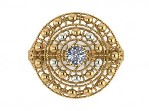 diamond ring for ladies 3D Print Model
