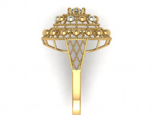 diamond ring for ladies 3D Принт Модель