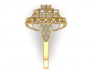diamond ring for ladies 3D Print Model