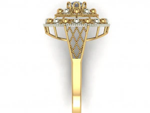 single stone ring for ladies 3D Print Model