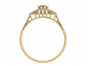single stone ring for ladies 3D Print Model