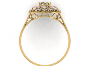 single stone ring for ladies 3D 打印模型