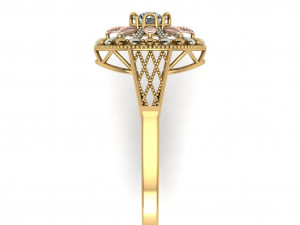 single stone ring for ladies 3D 打印模型