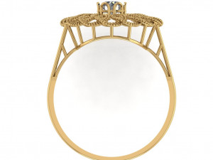 single stone ring for ladies Modelo de impresión 3D