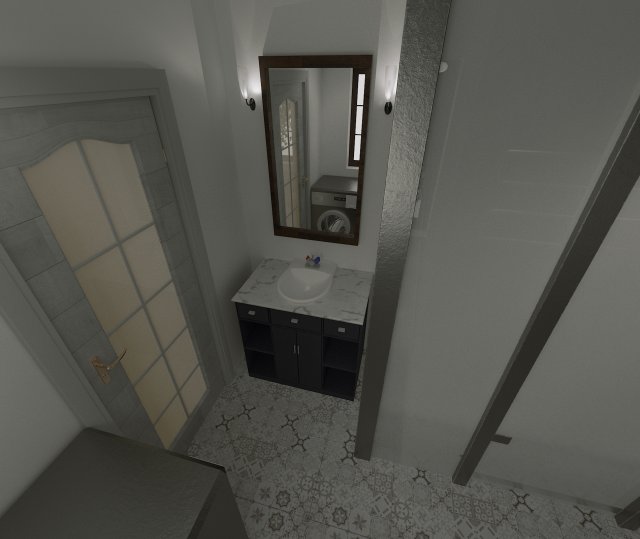 bathroom 3D 模型 .c4d .max .obj .3ds .fbx .stl .blend 