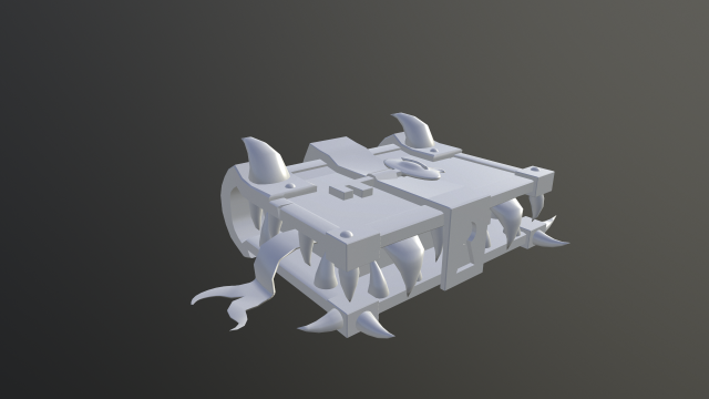 fantasy monster book 3D Modell .c4d .max .obj .3ds .fbx .stl .blend 