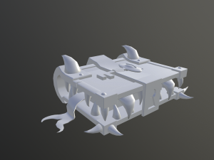 fantasy monster book 3D 모델