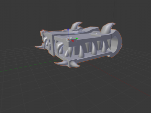 fantasy monster book 3D Modell