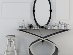 set kosmetik Model 3D