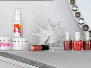 set kosmetik Model 3D