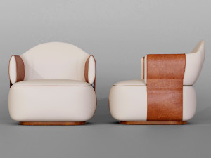 luxurychair 3Dモデル