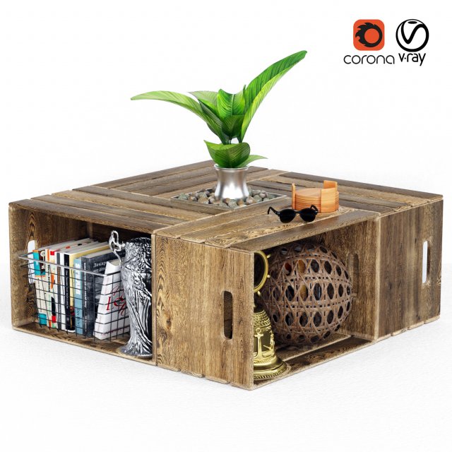 tablefromddrawers 3D 模型 .c4d .max .obj .3ds .fbx .stl .blend 