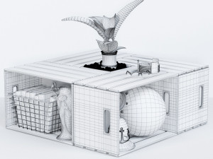 tablefromddrawers 3D 模型