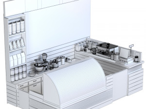 coffeshop 3D 模型