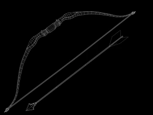 BowLowPoly 3D Model