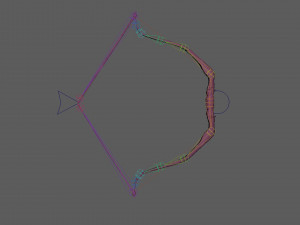 BowLowPoly 3D Model