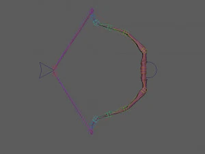 BowLowPoly 3D Model