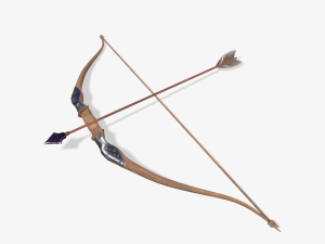 BowLowPoly 3D Model