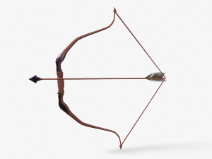 BowLowPoly 3D Model