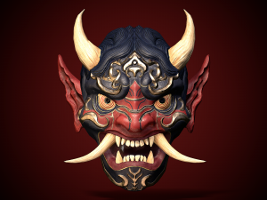 DemonMask 3Dモデル