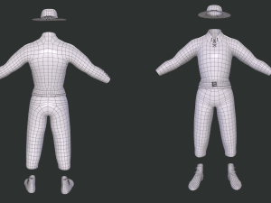 CostumedAvatar Modèle 3D