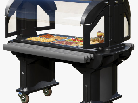 Cambro Versa Food Service Table Model 3D