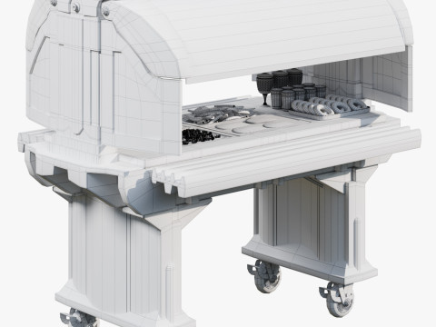 Cambro Versa Food Service Table 3D Модель