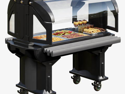 Cambro Versa Food Service Table 3D Модель