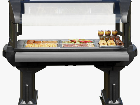 Cambro Versa Food Service Table 3D Модель