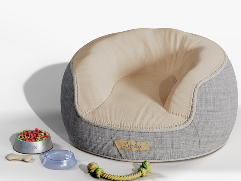 Dog accessories Model 3D