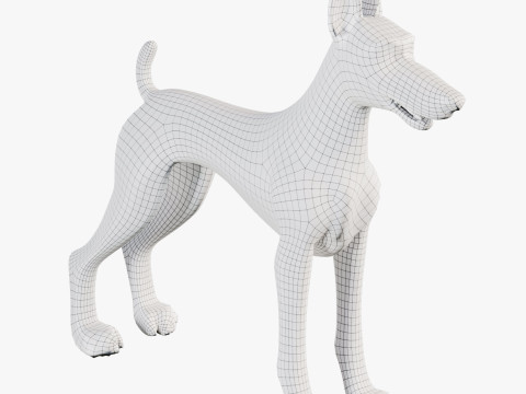 Doberman 3Dモデル