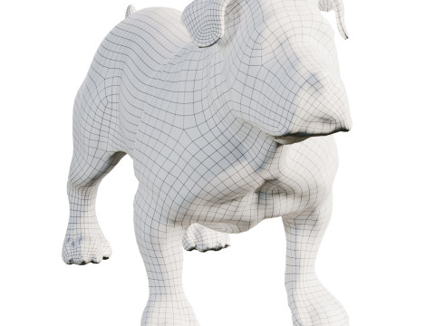 Bulldog 3Dモデル