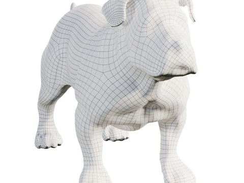 Bulldog 3D Model