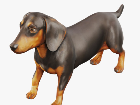 Dachshund 3D Modell