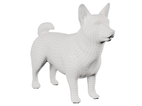 Corgi 3D Model