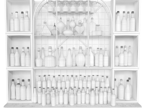 AlcoholBar Model 3D
