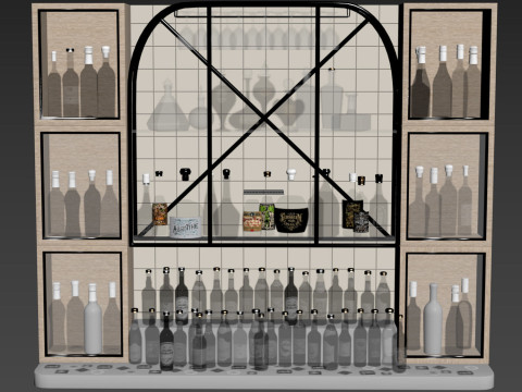 AlcoholBar Model 3D