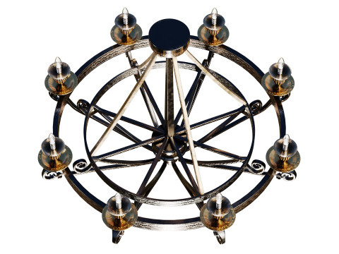 Candle Lamp Modelo 3D