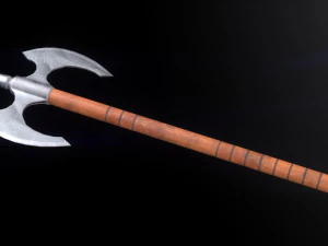 kapak perang Model 3D