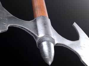 battle axe 3D मॉडल