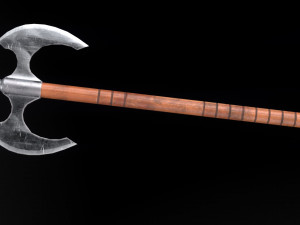 battle axe 3D मॉडल