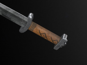 viking sword Modelo 3D