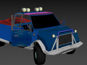 the old pickup 3D Model
