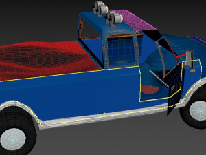 the old pickup 3D Model