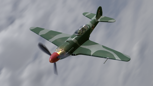 yakovlev yak 9 3D Model .c4d .max .obj .3ds .fbx .stl .blend 