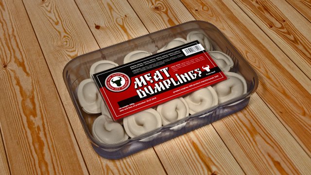 container for meat dumplings 3D 모델 .c4d .max .obj .3ds .fbx .stl .blend 