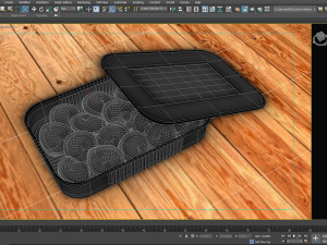 container for meat dumplings 3D 모델