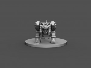 mmpr tigerzord 3d print model 3D 프린트 모델